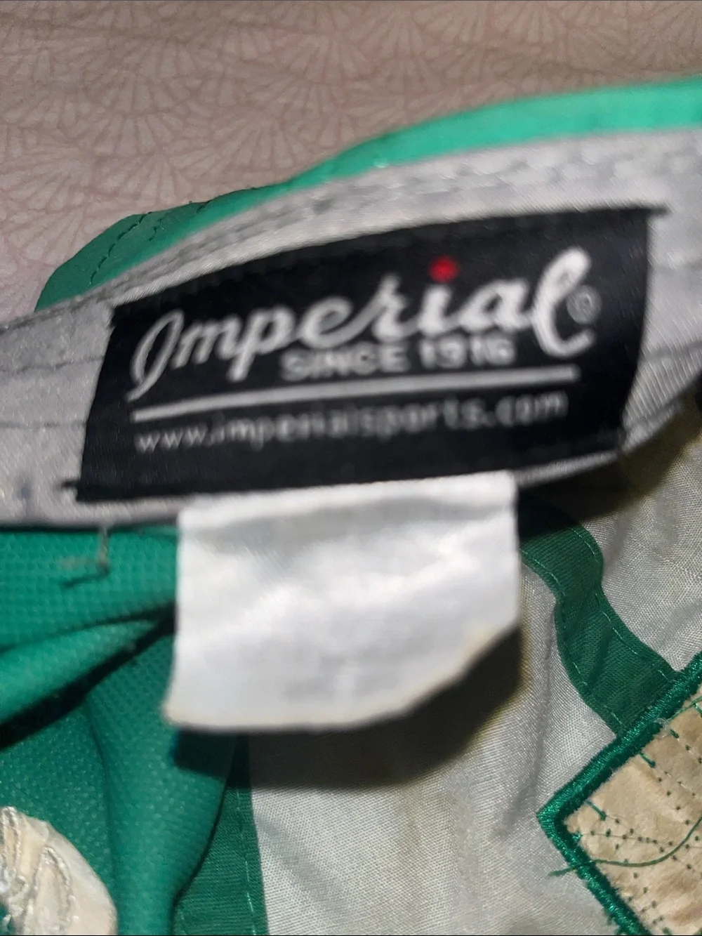 Vintage RSM Classic unisex Teal Green Golf Cap with Embroidered Patch